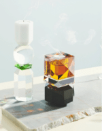 DAKOTA T-LIGHT HOLDER, Amber/Clear/Black - Image 2