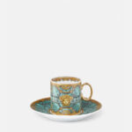 LA SCALA DEL PALAZZO VERDE COFFEE ESPRESSO CUP & SAUCER