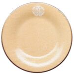 LIZZARD GOLD BREAD PLATE