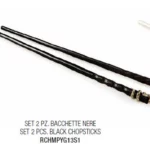 PYTON GOLD SET 2 BLACK CHOPSTICKS