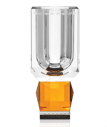OHIO VASE, Clear/Amber/Black
