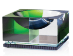 DENVER LARGE BOWL, Clear/Black/Green