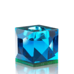OPHELIA T-LIGHT HOLDER, Azure/Green