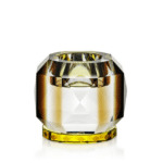 TEXAS T-LIGHT HOLDER, Clear/Brown/Yellow