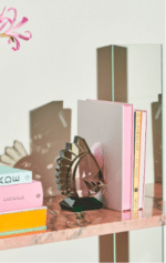 HORSE BOOKEND, Blush/Grey/Rose/Green - Image 3