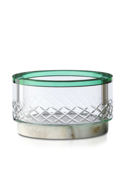 GALLANT SMALL BOWL, Green/Clear