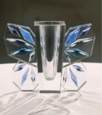 LUCIE VASE, Clear/Cobalt/Sky/Blue/Petrol/Slate - Image 3