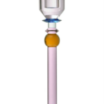 ROSALIN T-LIGHT HOLDER, Rose/Cobalt/Clear/Pink/Brown