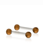 BENOIT CUTLERY HOLDER SET2, Brown/Clear