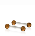 BENOIT CUTLERY HOLDER SET2, Brown/Clear