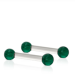 BENOIT CUTLERY HOLDER SET2, Teal/Clear
