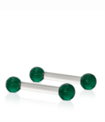 BENOIT CUTLERY HOLDER SET2, Teal/Clear
