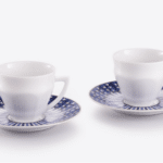 ARCADIA TALLEYRAND BLUE, SET 2 COFFEE CUPS&SAUCERS