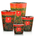 SCENTED CANDLE ARTY FLOWERS POPPIES