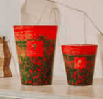 SCENTED CANDLE ARTY FLOWERS POPPIES - Image 2