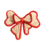 BOW W. RED NAPKIN RING
