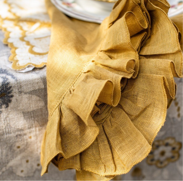 GITANE CURRY1 GITANE LINEN NAPKIN CURRY - Image 1