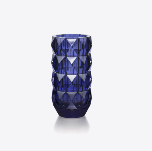 LOUXOR BLUE2 LOUXOR ROUND VASE S MIDNIGHT - Image 1