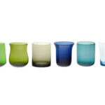 DISEGUALE SET 6 TUMBLERS NUANCE BLUE.GREEN
