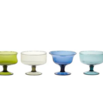 DISEGUALE SET 6 BOWLS NUANCE BLUE.GREEN