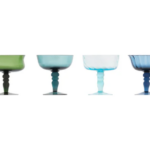 DISEGUALE SET 6 BOWLS TEXTURE NUANCE BLUE.GREEN