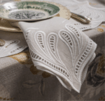TECLA LINEN NAPKIN MASTICE.AVORIO