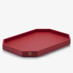 OCTOGONE TRAY S ,RED