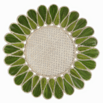 DROPS PLACEMAT GREEN.OLIVE