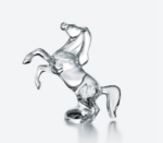 REARING HORSE SCULPTURE CLEAR