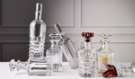 LOUXOR WHISKY DECANTER CLEAR. RED - Image 2