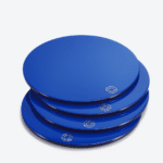 OCTOGONE COASTERS SET4 ,BLUE