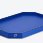 OCTOGONE TRAY L ,BLUE