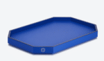 OCTOGONE TRAY L ,BLUE
