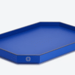 OCTOGONE TRAY M ,BLUE