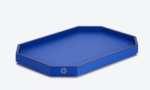OCTOGONE TRAY M ,BLUE