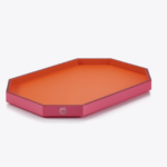 OCTOGONE TRAY M ,ORANGE