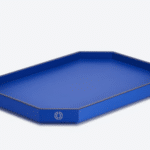 OCTOGONE TRAY S ,BLUE