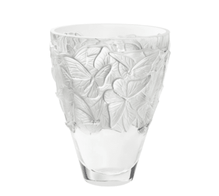 PAPILLONS LARGE VASE CLEAR