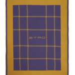TARTAN THROW PURPLE ETRO